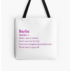 Nicki Minaj Barbz Aesthetic Quote All Over Print Tote Bag RB2811