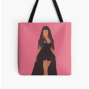 Nicki Minaj - Goodbye Music Video - Black Gown Dress All Over Print Tote Bag RB2811