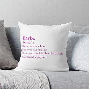 Nicki Minaj Barbz Aesthetic Quote Throw Pillow RB2811