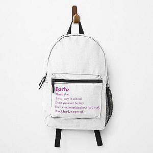 Nicki Minaj Barbz Aesthetic Quote Backpack RB2811
