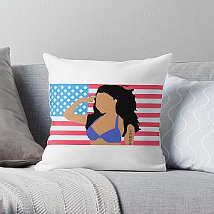 Nicki Minaj Flag Throw Pillow RB2811