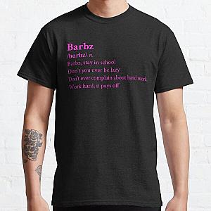 Nicki Minaj Barbz Aesthetic Quote Black Classic T-Shirt RB2811