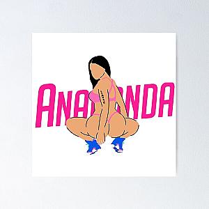 Anaconda Nicki Minaj (With Title) Poster RB2811