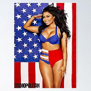 Nicki Minaj American Flag Magazine Poster Poster RB2811