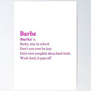 Nicki Minaj Barbz Aesthetic Quote Poster RB2811