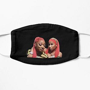 Graphic design of Nicki Minaj and MeganThee Stallion Flat Mask RB2811