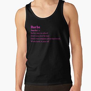 Nicki Minaj Barbz Aesthetic Quote Black Tank Top RB2811