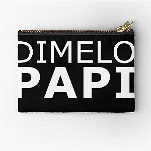 Black t-shirt Dimelo Papi nicky jam Zipper Pouch