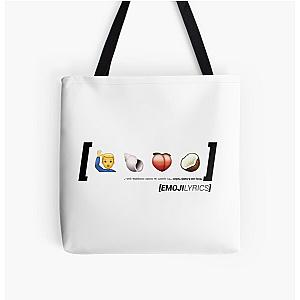 EMOJILYRICS - Nicky Jam & Daddy Yankee All Over Print Tote Bag