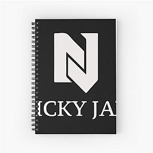 Nicky Jam Black T-Shirt Spiral Notebook