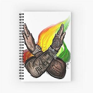 Mens Particular Nicky JAM X J Balvin Spiral Notebook