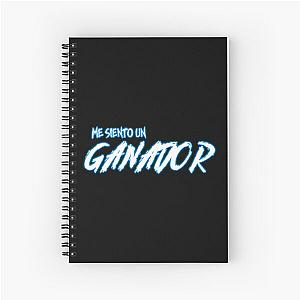 Me Siento Un Ganador - Nicky Jam Spiral Notebook