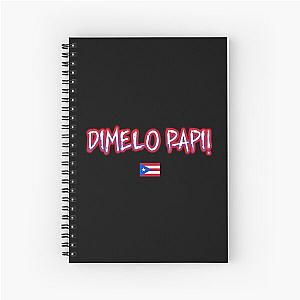 Nicky Jam - Dimelo Papi Puerto Rico Spiral Notebook