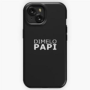 Black t-shirt Dimelo Papi nicky jam iPhone Tough Case