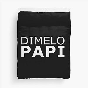 Black t-shirt Dimelo Papi nicky jam Duvet Cover