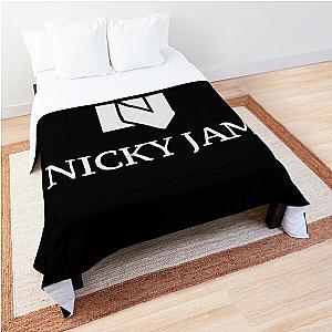 Nicky Jam Black T-Shirt Comforter