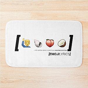 EMOJILYRICS - Nicky Jam & Daddy Yankee Bath Mat