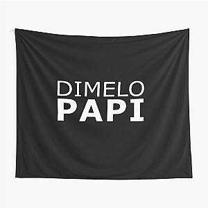 Black t-shirt Dimelo Papi nicky jam Tapestry