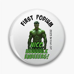 Nico Hulkenberg First Podium British GP Pin