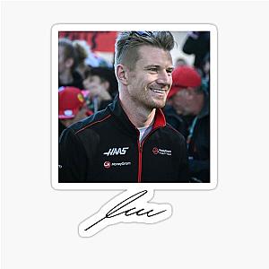 Nico Hulkenberg signature print sticker