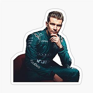 Nico Hulkenberg F1 Driver in Aston Martin Team Kevin Magnussen Haas Team Sticker