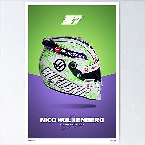 Nico Hulkenberg F1 2024 Helmet Poster