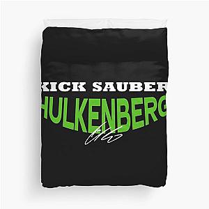 Nico Hulkenberg Kick Sauber F1 Signature Art - Iconic Driver Design Duvet Cover
