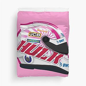 Nico Hulkenberg 2020 GP helmet Duvet Cover