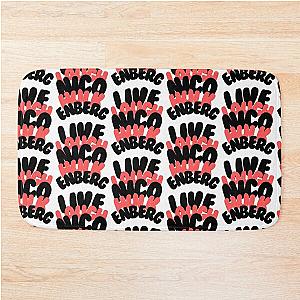 Live laugh with Nico Hulkenberg Bath Mat