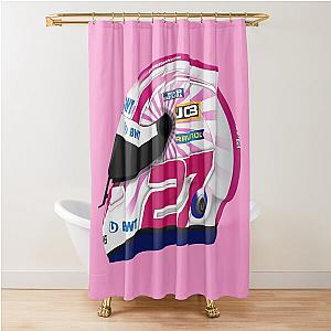 Nico Hülkenberg - 2020 70th GP Helmet Shower Curtain