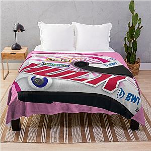 Nico Hulkenberg 70th GP helmet Throw Blanket