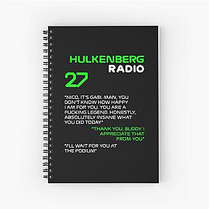 Nico Hulkenberg Silverstone Podium Notebook