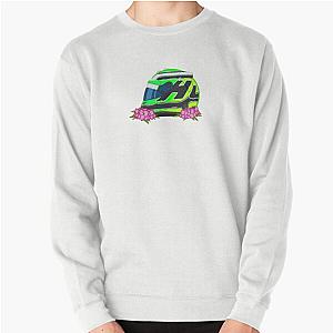 Nico Hulkenberg 2016 Helmet with Flowers Pullover Sweatshirt