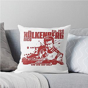 Nico Hulkenberg Grunge Shirt Design Pillow