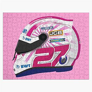 Nico Hulkenberg - 2020 70th Anniversary GP helmet left Jigsaw Puzzle