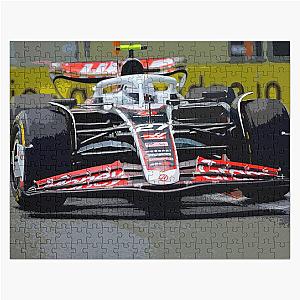 Nico Hulkenberg racing his 2024 F1 racecar Puzzle
