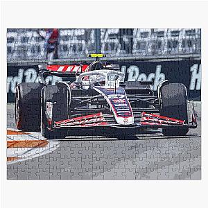 Nico Hulkenberg racing his 2024 F1 race car Puzzle