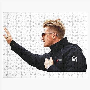 Nico Hulkenberg F1 Driver Waving Kevin Magnussen Teammate Jigsaw Puzzle