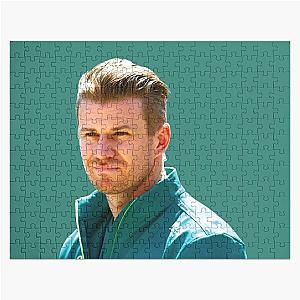 Nico Hulkenberg F1 Driver in Aston Martin F1 Team Kit Kevin Magnussen Puzzle