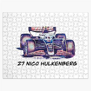 Sketching F1 Car and Driver Nico Hulkenberg Puzzle