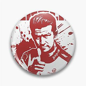 Nico Hulkenberg Grunge Shirt Design Pin