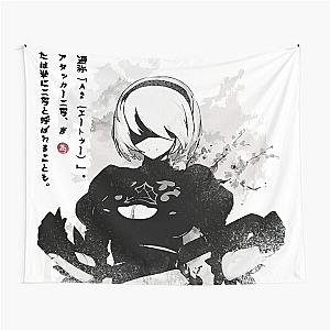 NieR Automata 2B Japan Ink -  Tapestry