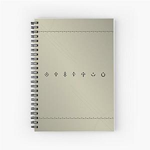 Nier Automata - Menu UI Spiral Notebook