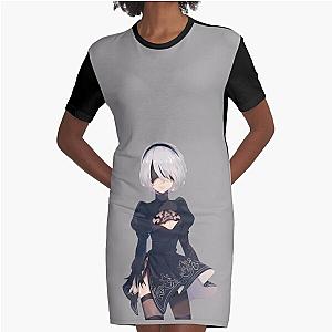 Nier Automata Graphic T Shirt Dress