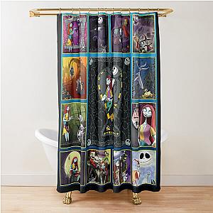 Jack Skellington & Sally The Nightmare Before Christmas Shower Curtain