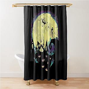 Nightmare Moon Nightmare Before Christmas  Shower Curtain