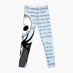 Nightmare Before Christmas blue Leggings