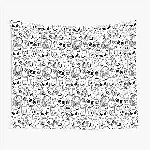 Nightmare before Christmas Pattern Tapestry