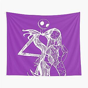 Nightmare Before Christmas - Halloween Jack Burton scary spooky costume pumpkin Tapestry