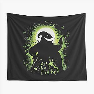 The Nightmare Before Christmas Oogie Boogie Portrait Shirt, Jack And Sally Tee, Halloween Party Fall Season Gift Tapestry